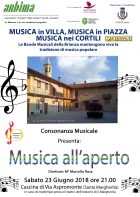 Musica all'aperto - CONSONANZA MUSICALE  APS