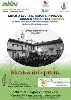 Musica all' Aperto - CONSONANZA MUSICALE  APS