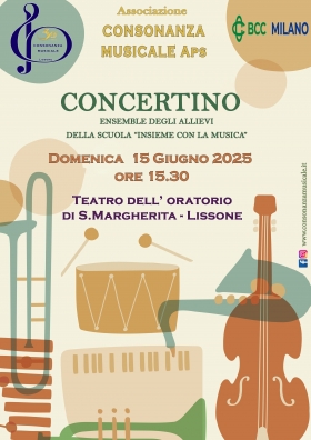 Prossimo Appuntamento - CONSONANZA MUSICALE  APS
